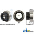 A & I Products Bearing, Ball; Cylindrical W/ Collar, Non-Relubricatable 3" x3" x2" A-RA103RR2-I
